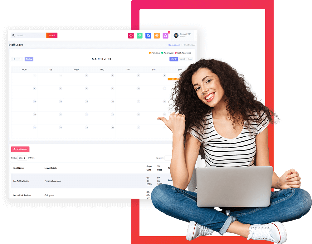 Simplified staff management